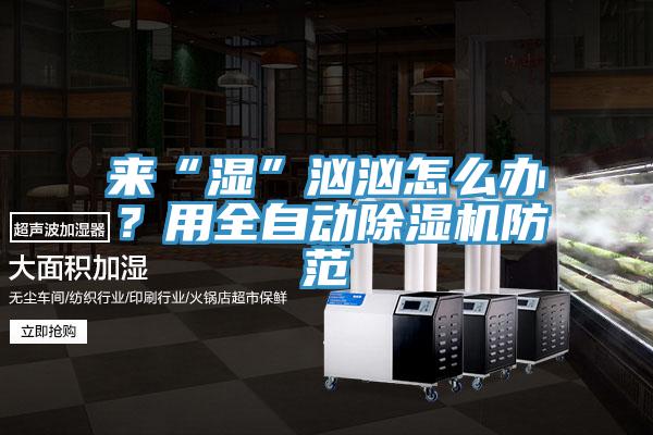 来“湿”汹汹怎么办？用全自动好色先生免费APP防范