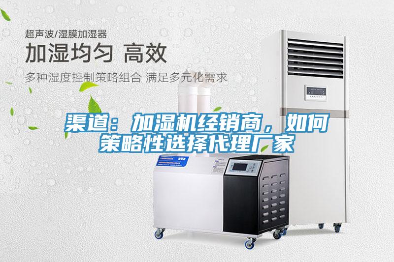 渠道：加湿机经销商，如何策略性选择代理厂家