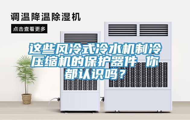 这些风冷式冷水机制冷压缩机的保护器件 你都认识吗？