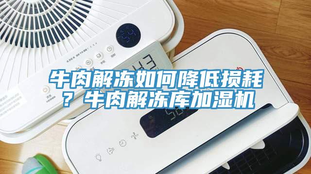 牛肉解冻如何降低损耗？牛肉解冻库加湿机