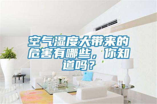 空气湿度大带来的危害有哪些，你知道吗？