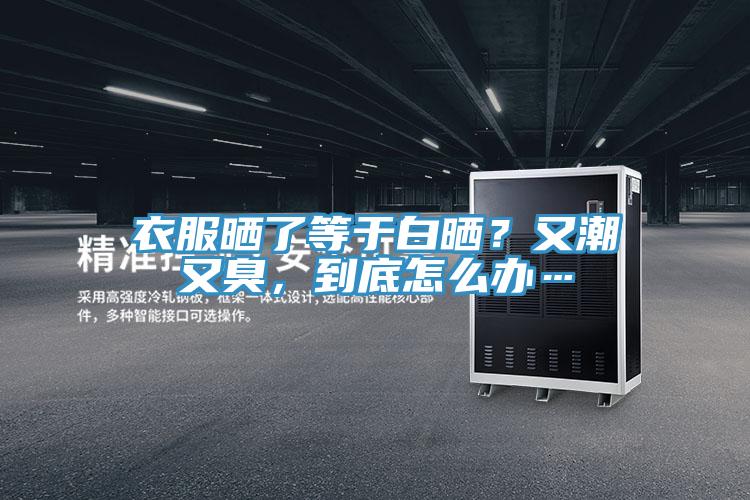 衣服晒了等于白晒？又潮又臭，到底怎么办…