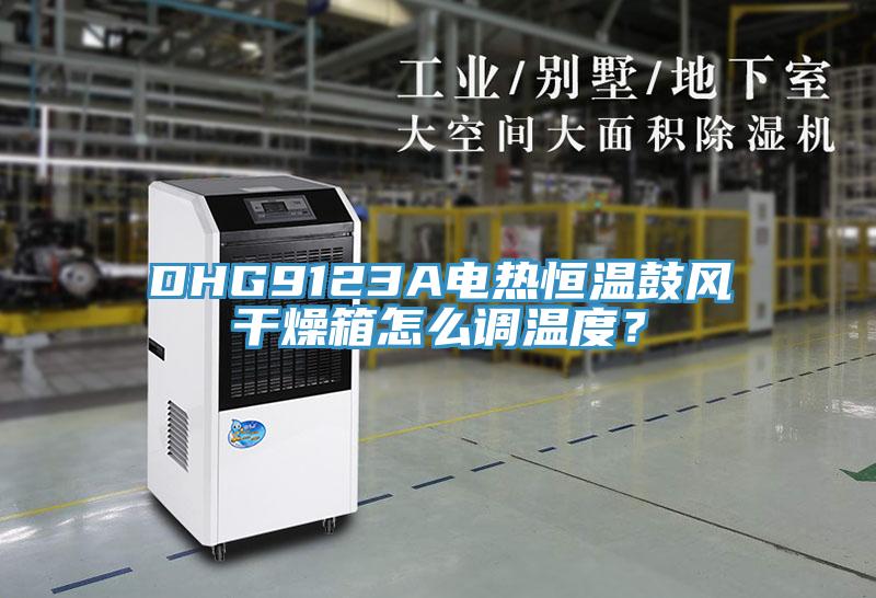 DHG9123A电热恒温鼓风干燥箱怎么调温度？